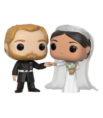 Funko Pop! Royals: Prince Harry And Meghan Markle Collectible Figure, Multicolor -