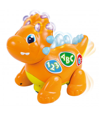 Izzy The Dinosaur: Dancing Interactive Extra Cute Music Toy. Light-Up Walking Robot Dinosaur / Animal Learning Dino Toy for Babies andToddlers. Development Toys for Playtime Fun Series. 18 Months and Up