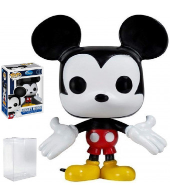 Funko Pop! Disney: Mickey Mouse Vinyl Figure (Bundled with Pop Box Protector Case)