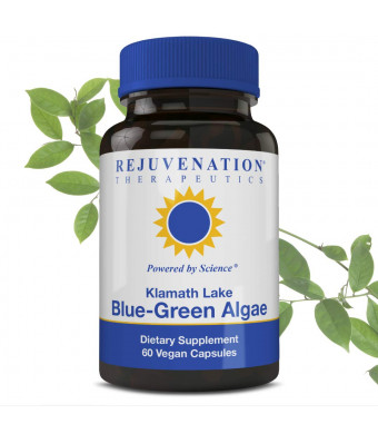 Rejuvenation Therapeutics - Klamath Blue-Green Algae | More Powerful Than SPIRULINA Or Chlorella | Grown from The Clean Pure Source of Klamath Lake | 500 MG 60CT Vegan Capsules