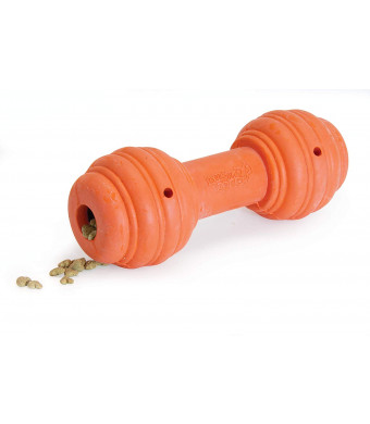 PetSafe Sportsmen Chuckle Interactive Dog Toy with Noise Maker, Use with Food or Treats