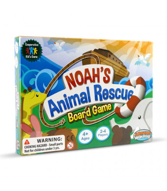 Noah's Animal Rescue! Kids Board Games Ages 4 8 - Learning and Cooperative Games for Kids Ages 4 and Up - Teach Children New Skills While Having Fun - Hot Toys for 2019 Birthday Presents.