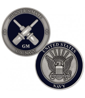 U.S. Navy Gunner's Mate (GM) Challenge Coin