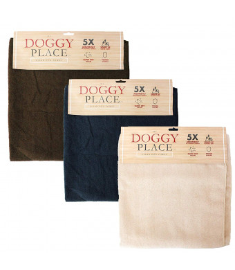 My Doggy Place Pet Dog Cat Microfiber XL Drying Towel 45" x 28", Ultra Absorbent for Small, Medium, Large Dog Cats Great for Bathing and Grooming