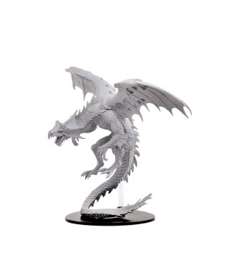 WizKids Pathfinder Deep Cuts Unpainted Miniatures: Gargantuan White Dragon