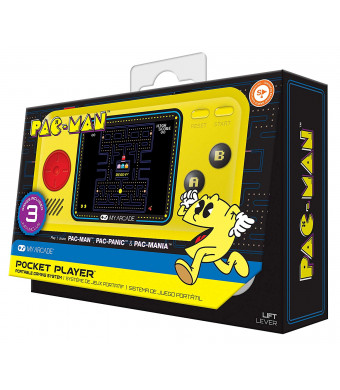 bionik DRMDGUNL3227 Pac-Man Pocket Player, Yellow