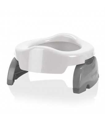 Kalencom Potette Plus 2-in-1 (Travel Potty) Trainer Seat White/Gray