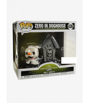 Funko POP! Movie Moments: Disney The Nightmare Before Christmas - Zero in Doghouse #436 - BoxLunch Exclusive!