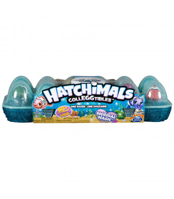 Hatchimals CollEGGtibles, Mermal Magic 12 Pack Egg Carton with Season 5, for Kids Aged 5 and Up (Styles May Vary)