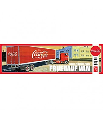 AMT 1109 1/25 Fruehauf Beaded Van Semi Trailer Coca-Cola