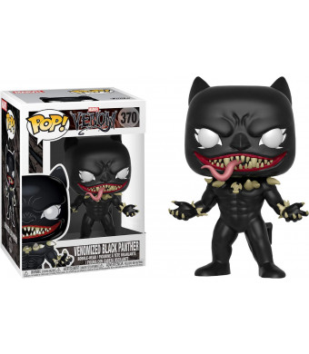 Funko Pop Marvel: Venom - Venomized Black Panther Collectible Figure, Multicolor