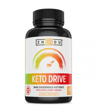 Keto Drive BHB Capsules - Exogenous Ketones Performance Complex - Formulated for Ketosis