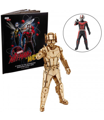 IncrediBuilds Marvel Ant-Man and The Wasp Book and 3D Wood Model Kit - Build, Paint and Collect Your Own Wooden Model - Great for Kids and Adults, 12+ -