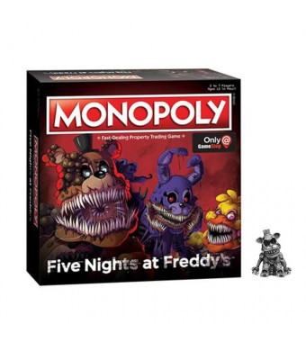 Monopoly: Five Nights at Freddy's (Square Box Edition with Exclusive Nightmare Freddy Token)