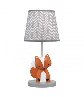 Bedtime Originals Acorn Lamp with Shade and Bulb, Orange