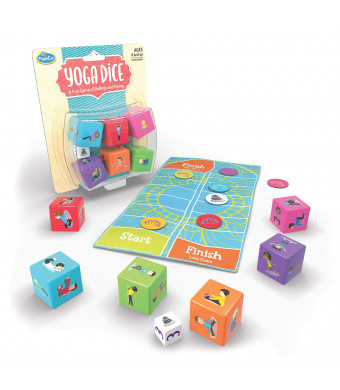 ThinkFun Yoga Dice Game for Boys and Girls Ages 6 and Up - Learn Yoga With a Game