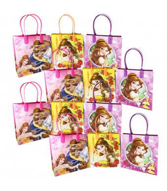 12pcs Belle Beauty and the Beast Party Favor Bags Goodie Loot Candy Gifts