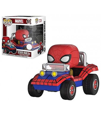 pop Riders! Marvel Spider-Man with Spider Mobile Bobblehead