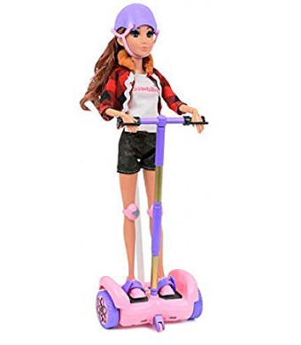 Click N' Play CNP30770 Remote Control Hoverboard Pink and Purple Perfect for 12" Barbie Dolls. (Doll Not Included),