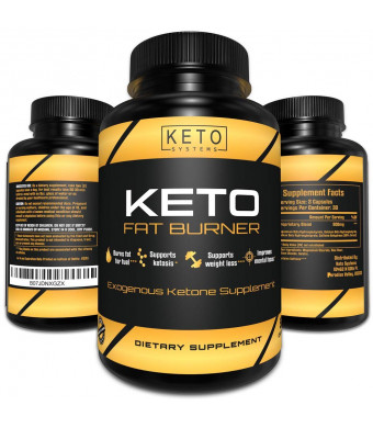 Keto Diet Pills - Fat Burner - Premier Keto Weight Loss Supplement for Men and Women - Exogenous Ketones from Shark Tank - Advanced Appetite Suppressant - BHB Salts Ketosis Energy Pills Rapid