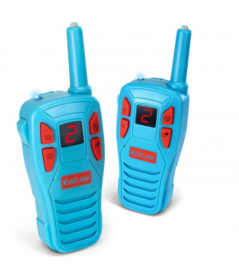 Kidzlane Voice Changing Walkie Talkies for Kids - 2 Mile Range, 8 Channels, Flashlight, and Call Alert