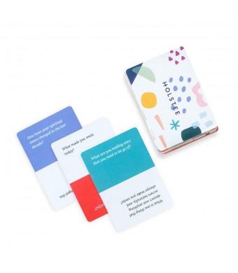 Holstee Reflection Cards - A Deck of 100+ Questions to Spark Meaningful Connections and Conversations