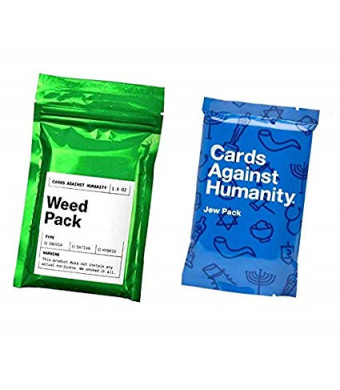Cards Against and Humanity Weed and Jew Pack Funny Game Adult Humor