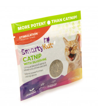 SmartyKat Silvervine and Catnip in Resealable Pouch 0.5 oz.