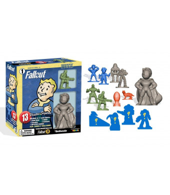 Fallout Nanoforce Series 1 Army Builder Figure Collection - Boxed Volume 1 | Vault Boy | Nuka Cola | Special Edition Collectible Gaming Figures |