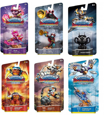 UCC Distributing Skylanders Superchargers Exclusive Mystery Starter Pack Set of 6 Includes 6 Random Skylander Figures - Will Vary and No Duplicates