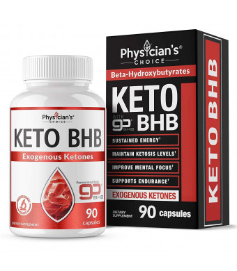 Exogenous Ketones BHB Keto Pills: Patented goBHB Beta-Hydroxybutyrate Trace Minerals to Maintain Ketosis, Improve Mental Focus, Supports Endurance, goBHB Keto Salts, 90 Keto Pills