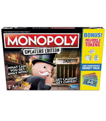 Monopoly Game: Cheaters Edition Board Game Value Pack Bonus