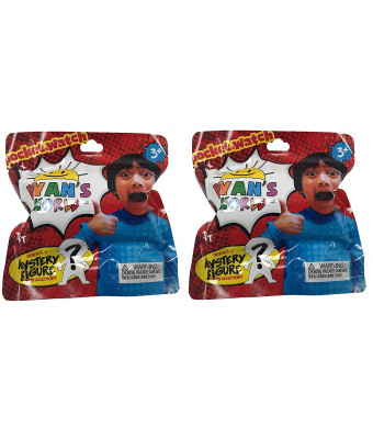 Ryan's World 2 Pack Figurine Surprise Pack - Includes 2 Random Characters from Ryan's Toy Review