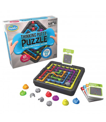 ThinkFun and Crazy Aaron's Thinking Putty Puzzle and STEM Toy for Boys and Girls Ages 8 and Up - The Famous Thinking Putty in Logic Game Form