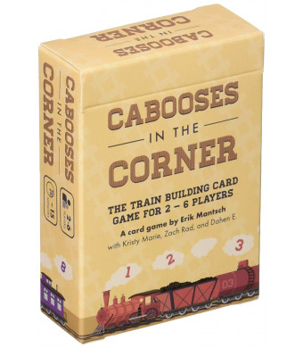 Cabooses in The Corner - The Quick Train Building Card Game for 2 to 6 Players