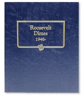 Whitman US Roosevelt Dime Coin Album 1946 - Date #3394