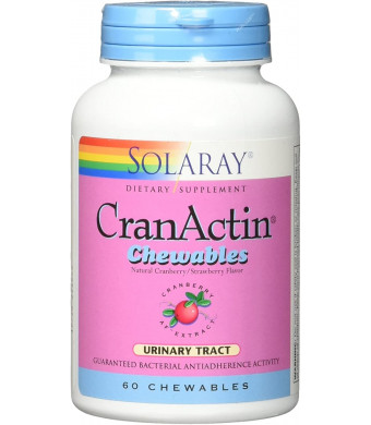 Solaray Cranactin 200 mg Chewable Tablets, 60 Count