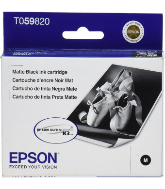 EPSON T059820 Matte Black Ink Cartridge - Stylus Photo R2400