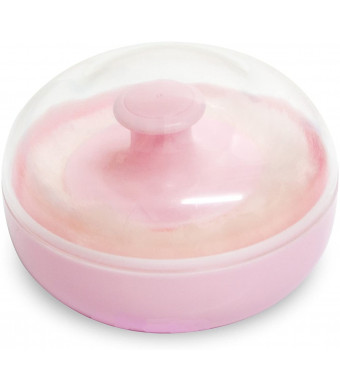 Pigeon Baby Powder Case with Puff (Pink)