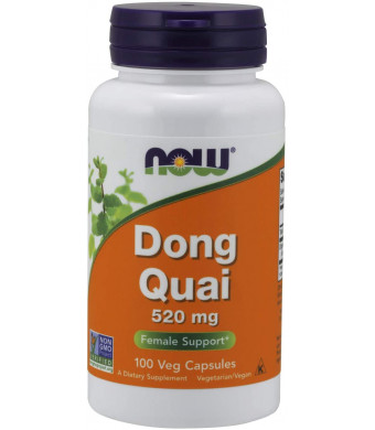 NOW Supplements, Dong Quai (Angelica sinensis) 520 mg, Female Support*, 100 Veg Capsules