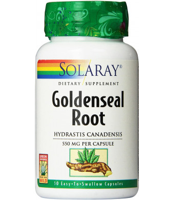 Solaray Goldenseal Root Capsules, 550 mg, 50 Count