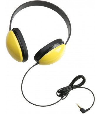 Califone 2800-YL Listening First Stereo Headphones, Yellow