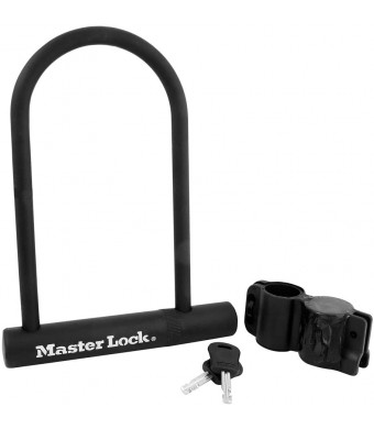 Master Lock 8170D U Lock, 6-1/8 in. Wide, Black