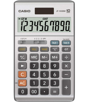 Casio Inc. JF-100BM Standard Function Calculator,Multicolor