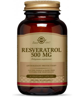 Solgar - Resveratrol 500 mg, 30 Vegetable Capsules