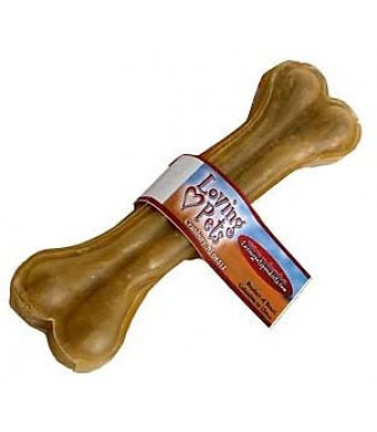 Loving Pets Dlv4704 25-Pack Natures Choice Natural Pressed Rawhide Bones For Dogs, 4-1/2-Inch