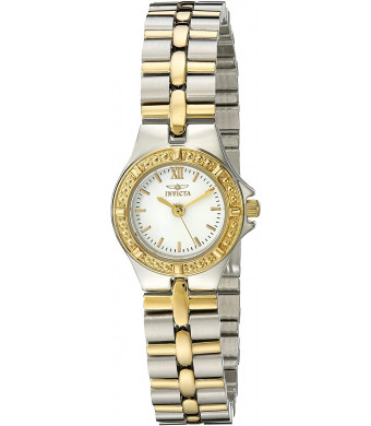 Invicta Women's 0136 "Wildflower Collection" 18k Gold-Plated Stainless Steel Watch
