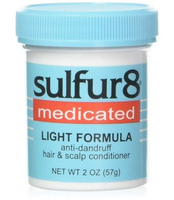 Sulfur8 Medicated Light Formula Anti-Dandruff Hair and Scalp Conditioner, 2 Ounce
