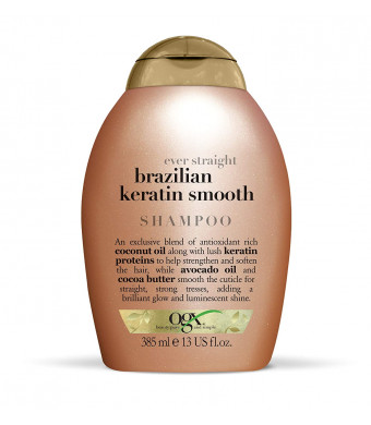 OGX Ever-Straightening + Brazilian Keratin Therapy Shampoo, 13 Ounce