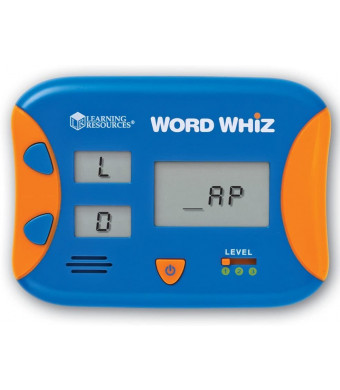 Learning Resources Word Whiz Electronic Flash Card,Multi-color,5 L x 4 W in